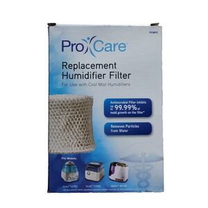 Procare Cool Mist Humidifier Filter 1 pack PCWF2 Vicks Honeywell Sunbeam ReliOn